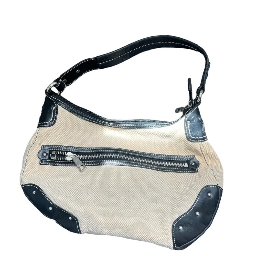Amazing vintage two tone shoulder purse